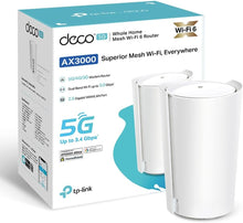 Load image into Gallery viewer, TP-Link Deco X50 5G LTE WiFi 6 AX3000 Router 3 RJ45 2 RP- SMA connectors for external antenna