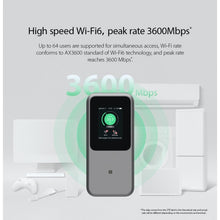Load image into Gallery viewer, ZTE MU5120 MiFi Pebble 5G 4G WiFi 6 10000mAh Battery with Fast Charge