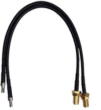Load image into Gallery viewer, TS9 male SMA female adapter 20cm black cable for antenna compatible 4G LTE 5G router Huawei B528 B628 B818 E5372 E5577 E5786 E5573 E5787 modem