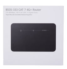 Load image into Gallery viewer, Huawei B535-333 Black Router 4G + LTE LTE-A Category 7 Gigabit WiFi AC 2 x SMA for external antenna 4 ports RJ45 Slot nanoSIM 4G Box