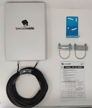 Load image into Gallery viewer, LowcostMobile PAN5G-MIMO-2021 12dBi 2x5m Antenna 4G 5G SMA Cable ALSR200 for Huawei B818, B715, 5G CPE PRO, Asus, TP LINK, Netgear and +