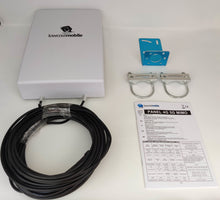 Load image into Gallery viewer, LowcostMobile PAN5G-MIMO-2021 12dBi 2x5m Antenna 4G 5G SMA Cable ALSR200 for Huawei B818, B715, 5G CPE PRO, Asus, TP LINK, Netgear and +
