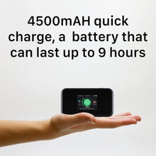 Load image into Gallery viewer, ZTE MU5001 Black Hotspot Pebble 5G 4G Category 22 WiFi 6 4500mAh Battery with Fast Charge