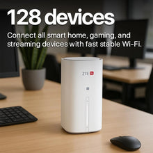 Load image into Gallery viewer, ZTE G5 MC8520B 5G CPE WiFi 7 Gigabit RJ11 2 TS9 for external antenna
