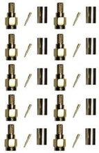 Load image into Gallery viewer, Set of 10 SMA male crimp connectors for 4G 5G LTE antenna PAN4G PAN5G and router
