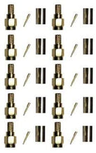 Load image into Gallery viewer, Set of 10 SMA male crimp connectors for 4G 5G LTE antenna PAN4G PAN5G and router
